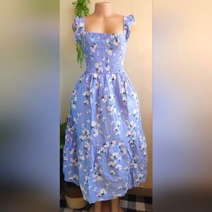 On 34th Macys Floral Ruffle Strap Dress